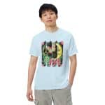 Unisex garment-dyed heavyweight t-shirt - Retro Bushstroke Design - Image 54