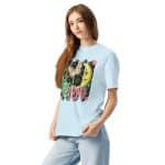 Unisex garment-dyed heavyweight t-shirt - Retro Bushstroke Design - Image 13