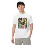 Unisex garment-dyed heavyweight t-shirt - Retro Bushstroke Design - Image 68