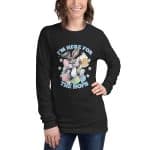 Unisex Long Sleeve Tee - I'm Here For The Hops - Image 4