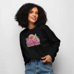 Women’s organic crew neck sweatshirt - Mama - Image 3