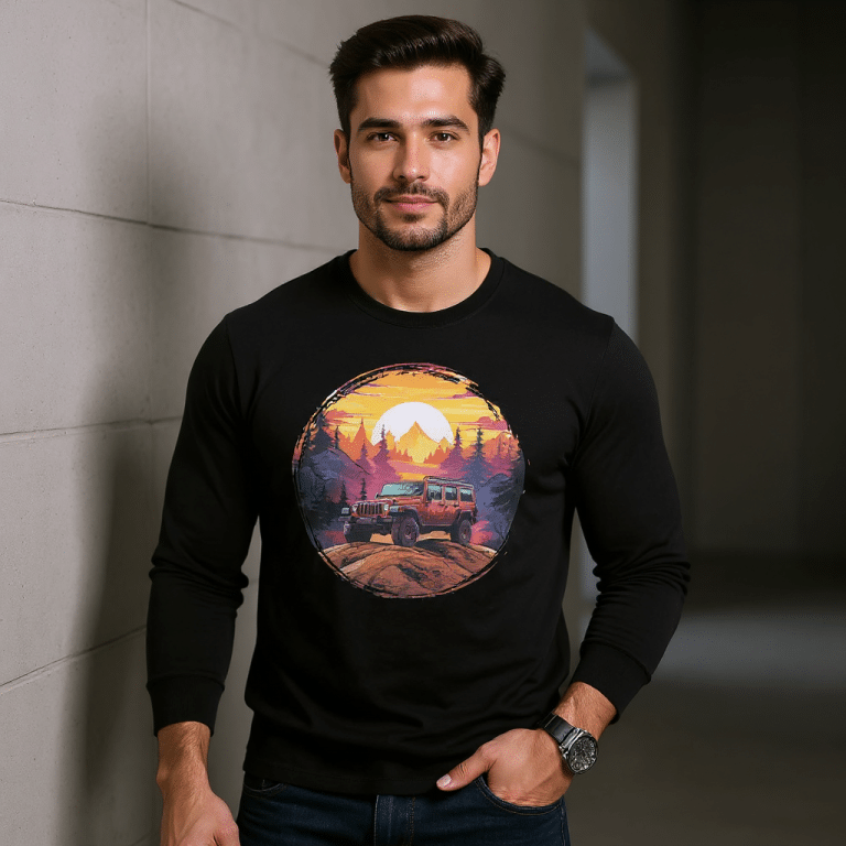 Off-road adventure muscle shirt, relaxed fit sleeveless tank top, 100% airlume cotton, wide armholes, urban style.
