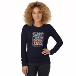 Unisex Long Sleeve Tee -  Sweet With A Dash Of Sass - Image 4