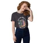 Unisex organic cotton t-shirt - Just A Girl Who Loves Books And Coffee - Image 18