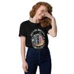 Unisex organic cotton t-shirt - Just A Girl Who Loves Books And Coffee - Image 10