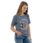 Unisex organic cotton t-shirt - Just A Girl Who Loves Books And Coffee - Image 84