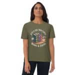 Unisex organic cotton t-shirt - Just A Girl Who Loves Books And Coffee - Image 22