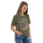 Unisex organic cotton t-shirt - Just A Girl Who Loves Books And Coffee - Image 76