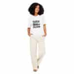 Unisex organic ribbed neck t-shirt -Knitting is My Therapy - Image 17
