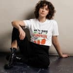 Unisex premium t-shirt - We're Going On A Pumpkin Hunt - Image 6