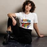 Unisex premium t-shirt - Proud Ally - Image 7