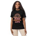 DryBlend® T-Shirt - Positive Mind Positive Life - Image 3