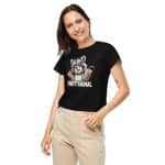 Women’s high-waisted t-shirt - Party Animal Raccoon - Image 8