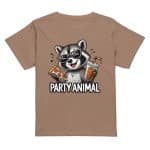 Women’s high-waisted t-shirt - Party Animal Raccoon - Image 35