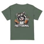 Women’s high-waisted t-shirt - Party Animal Raccoon - Image 33
