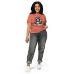 Women’s high-waisted t-shirt - Party Animal Raccoon - Image 21