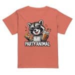 Women’s high-waisted t-shirt - Party Animal Raccoon - Image 37