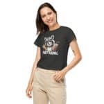 Women’s high-waisted t-shirt - Party Animal Raccoon - Image 9