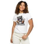 Women’s high-waisted t-shirt - Party Animal Raccoon - Image 27