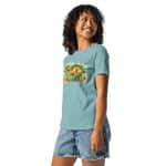 Women's Relaxed T-Shirt - Watercolor Healthy Food Fruit Basket - Image 14