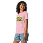 Women's Relaxed T-Shirt - Watercolor Healthy Food Fruit Basket - Image 18