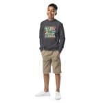 Youth crewneck sweatshirt -  Happy First Day of School - Image 10