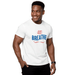 Men's premium cotton t-shirt - Just Breathe - Image 2