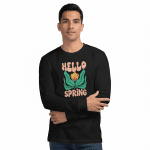 Unisex Long Sleeve Tee - Hello Spring - Image 5