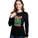 Unisex Long Sleeve Tee - Hello Spring - Image 4