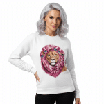 Unisex eco sweatshirt - Glam Lion - Image 2