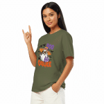 Unisex organic ribbed neck t-shirt - I Put The Boo In The Boujee - Image 4
