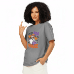 Unisex organic ribbed neck t-shirt - I Put The Boo In The Boujee - Image 2