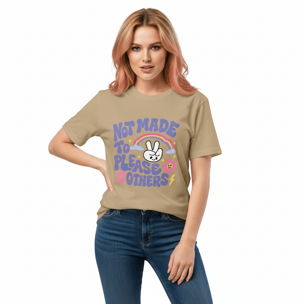 Unisex oversized t-shirt - Not Made to Please Others - Image 1