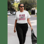 Women’s crop top - Hugs and Kisses - Image 3