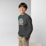 Youth crewneck sweatshirt - I Do What I Want - Image 3