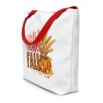 All-Over Print Large Tote Bag - Hello Fall - Image 7