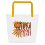 All-Over Print Large Tote Bag - Hello Fall - Image 16