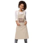 Organic cotton apron - Baking Queen - Image 11