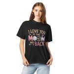 Unisex garment-dyed heavyweight t-shirt - I Love You To The Moon And Back - Image 8