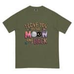 Unisex garment-dyed heavyweight t-shirt - I Love You To The Moon And Back - Image 32