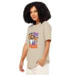 Unisex organic ribbed neck t-shirt - I Put The Boo In The Boujee - Image 15