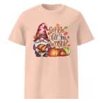Unisex organic ribbed neck t-shirt - Gobble Till You Wobble - Image 45