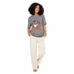 Unisex organic ribbed neck t-shirt - I Put The Boo In The Boujee - Image 12