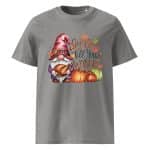 Unisex organic ribbed neck t-shirt - Gobble Till You Wobble - Image 37