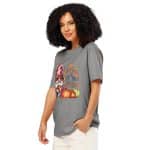 Unisex organic ribbed neck t-shirt - Gobble Till You Wobble - Image 10