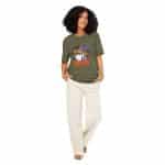 Unisex organic ribbed neck t-shirt - I Put The Boo In The Boujee - Image 10