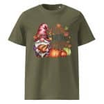 Unisex organic ribbed neck t-shirt - Gobble Till You Wobble - Image 33