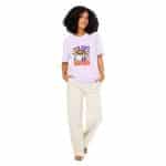 Unisex organic ribbed neck t-shirt - I Put The Boo In The Boujee - Image 20