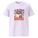 Unisex organic ribbed neck t-shirt - I Put The Boo In The Boujee - Image 48