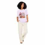 Unisex organic ribbed neck t-shirt - Gobble Till You Wobble - Image 17